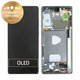 Wyświetlacz do Samsung Note 20 N980B, Ekran dotykowy z ramką, GH82-23495A, GH82-23733A, Mystic Gray, Genuine Service Pack