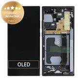 Wyświetlacz do Samsung Note 20 Ultra N986B, Ekran dotykowy z ramką, GH82-23596A, GH82-31461A, GH82-23621A, GH82-23622A, GH82-23597A, GH82-31454A, Mystic Black, Genuine Service Pack