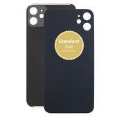 Tylne szklo pokrywy do iPhone 11, Czarny, Black