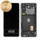 Wyświetlacz do Samsung S20 FE G780F, Ekran dotykowy z ramką, GH82-24220A, GH82-24219A, GH82-31329A, GH82-31321A, Cloud Navy, Genuine Service Pack