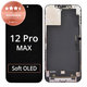 Wyświetlacz dla iPhone 12 Pro Max, Ekran dotykowy z ramką, Refurbished