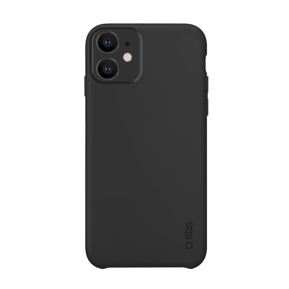 Etui do iPhone 12, 12 Pro, Polo One, Czarny, Black, SBS