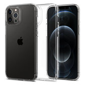 Etui do iPhone 12 Pro Max, Ultra Hybrid, Przezroczysty, Transparent, Spigen