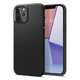 Etui do iPhone 12, 12 Pro, Liquid Air, Czarny, Black, Spigen