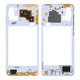 Ramka srodkowa do Samsung A21s A217F, GH97-24663B, Bialy, White, Genuine Service Pack