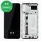 Wyświetlacz do Lenovo K10 Note, Ekran dotykowy z ramką, Czarny, Black, TFT