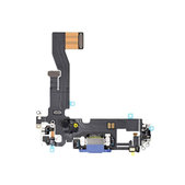 Złącze ładowania z taśmą flex do iPhone 12, 12 Pro, Niebieski, Blue