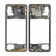 Ramka srodkowa do Samsung A71 A715F, GH98-44756A, Prism Crush Black, Genuine Service Pack