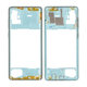 Ramka srodkowa do Samsung A71 A715F, GH98-44756C, Prism Crush Blue, Genuine Service Pack