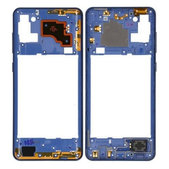 Ramka srodkowa do Samsung A21s A217F, GH97-24663C, Niebieski, Blue, Genuine Service Pack