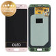 Wyświetlacz z ekranem dotykowym do Samsung J5 J530F (2017), GH97-20738D, GH97-20880D, Rózowy, Pink, Genuine Service Pack