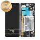 Wyświetlacz do Sony Xperia 1 II, Ekran dotykowy z ramką, A5019821A, Czarny, Black, Genuine Service Pack