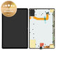 Wyświetlacz do Samsung Tab S7 Plus T970N, T976B, Ekran dotykowy bez ramki, GH82-23864A, GH82-23407A, Mystic Black, Genuine Service Pack