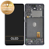 Wyświetlacz do Samsung S20 FE 5G G781B, Ekran dotykowy z ramką, GH82-24214A, GH82-24215A, GH82-29056A, GH82-31320A, Cloud Navy, Genuine Service Pack