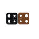 Szklo obiektywu tylnej kamery do Samsung A42 5G A426B, GH64-08249A, Prism Dot Black, Genuine Service Pack
