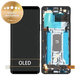 Wyświetlacz do Sony Xperia 5 II, Ekran dotykowy z ramką, A5024932A, Czarny, Black, Genuine Service Pack