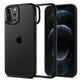 Etui do iPhone 12, 12 Pro, Ultra Hybrid, Czarny, Black, Spigen