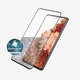 Szklo hartowane do Samsung S21+, Fingerprint komp., Full Cover, Czarny, Black, PanzerGlass