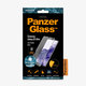 Szklo hartowane do Samsung S21 Ultra, Fingerprint komp., Case Friendly AB, Czarny, Black, PanzerGlass