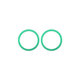 Oslona obiektywu tylnej kamery do iPhone 11, 12, 12 Mini, Zielony, Green, 2szt