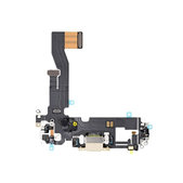 Złącze ładowania z taśmą flex do iPhone 12, 12 Pro, Złoty, Gold