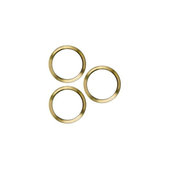 Oslona obiektywu tylnej kamery do iPhone 12 Pro, Złoty, Gold, 3szt