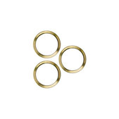 Oslona obiektywu tylnej kamery do iPhone 12 Pro Max, Złoty, Gold, 3szt