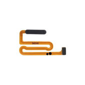Czujnik linii papilarnych z taśmą flex do Samsung A12 A125F, GH96-14087A, Czarny, Black, Genuine Service Pack