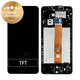 Wyświetlacz do Samsung A12 A125F, A022F, Ekran dotykowy z ramką, GH82-24490A, GH82-24491A, Czarny, Black, Genuine Service Pack