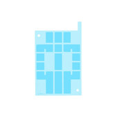 Klej do baterii do Samsung A02s A025F, GH81-20130A, Genuine Service Pack
