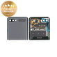 Wyświetlacz (External) do Samsung Z Flip 5G F707B, Ekran dotykowy z ramką, GH96-13806A, Mystic Gray, Genuine Service Pack