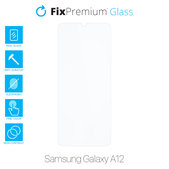 Szklo hartowane do Samsung A12, FixPremium