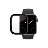 Szkło hartowane do Watch 4, 5, 6, SE (1. Gen) & SE (2. Gen) 44mm, Czarny, Black, Full Body AB, PanzerGlass