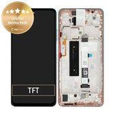 Wyświetlacz do Xiaomi Mi 10T Lite 5G, Ekran dotykowy z ramką, 5600050J1700, Rose Gold Beach, Genuine Service Pack