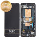 Wyświetlacz do Asus ROG Phone 5 ZS673KS, Ekran dotykowy z ramką, 90AI0052-R20021, Storm White, Genuine Service Pack