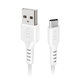 Kabel USB-C / USB (1.5m), Biały, White, SBS