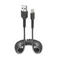 Kabel Lightning / USB (1m), Czarny, Black, SBS