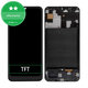 Wyświetlacz do Samsung A50 A505F, Ekran dotykowy z ramką, Czarny, Black, TFT