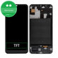 Wyświetlacz do Samsung A50 A505F, Ekran dotykowy z ramką, Czarny, Black, TFT