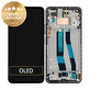Wyświetlacz do Xiaomi Mi 11 Lite 5G, Ekran dotykowy z ramką, 56000200K900, 56000K00K900, Truffle Black, Genuine Service Pack
