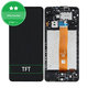 Wyświetlacz do Samsung A12 A125F, Ekran dotykowy z ramką, Czarny, Black, TFT