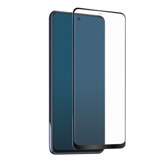 Szklo hartowane do Samsung S21 FE, Czarny, Black, Full Cover, SBS