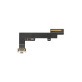 Złącze ładowania z taśmą flex do iPad Air, 4th Gen 2020, Wersja 4G, Czarny, Black