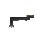 Złącze ładowania z taśmą flex do iPad Air, 4th Gen 2020, Wersja 4G, Bialy, White
