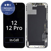 Wyświetlacz In-Cell FHD dla iPhone 12, 12 Pro, Ekran dotykowy z ramką, FixPremium