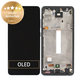 Wyświetlacz do Samsung A52 A525F, A526B, Ekran dotykowy z ramką, GH82-25524A, GH82-25526A, GH82-25754A, GH82-25602A, Awesome Black, Genuine Service Pack