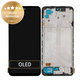 Wyświetlacz do Xiaomi Redmi Note 10S, Ekran dotykowy z ramką, 5600020K7B00, 560002K7BN00, Onyx Grey, Genuine Service Pack