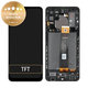 Wyświetlacz do Samsung A32 5G A326B, Ekran dotykowy z ramką, GH82-25121A, GH82-25122A, Awesome Black, Genuine Service Pack