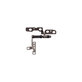 Lewy zawias do HP 15-cx0016nc, 77030206, Genuine Service Pack