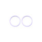 Oslona obiektywu tylnej kamery do iPhone 11, 12, 12 Mini, Fioletowy, Purple, 2szt